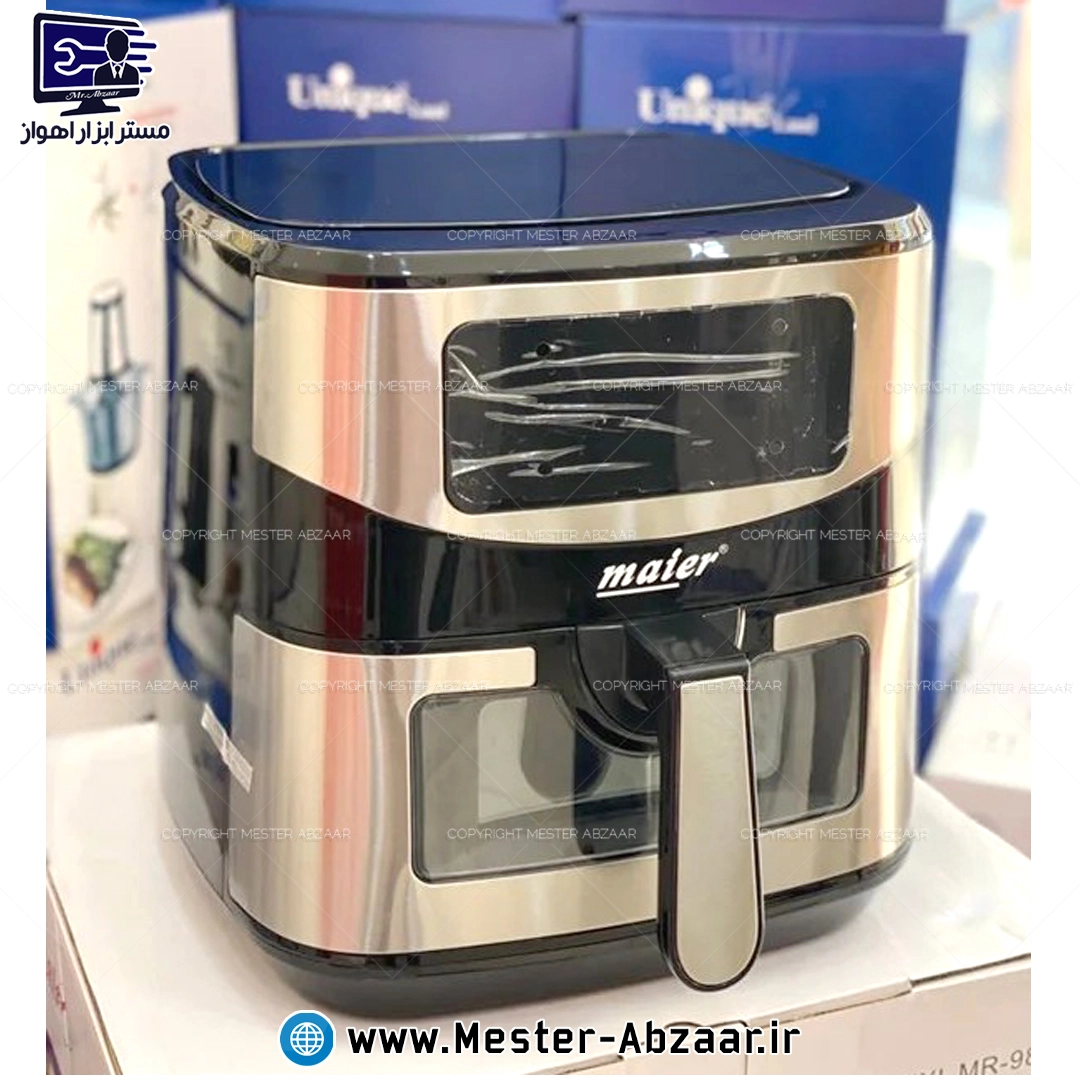 سرخ کن هواپز 12 لیتری لمسی بدون روغن 2400 وات دیجیتالی مایر بزرگ مدل MAIER MR-988