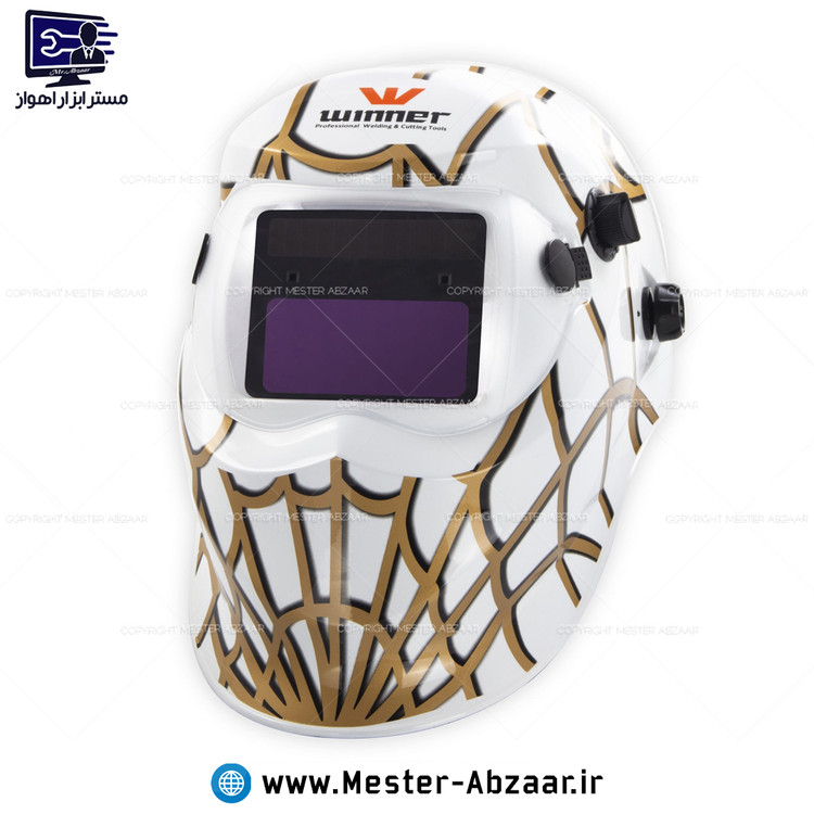 کلاه ماسک جوشکاری اتوماتیک هوشمند وینر شیلد موتورجوش مدل WINNER W-022