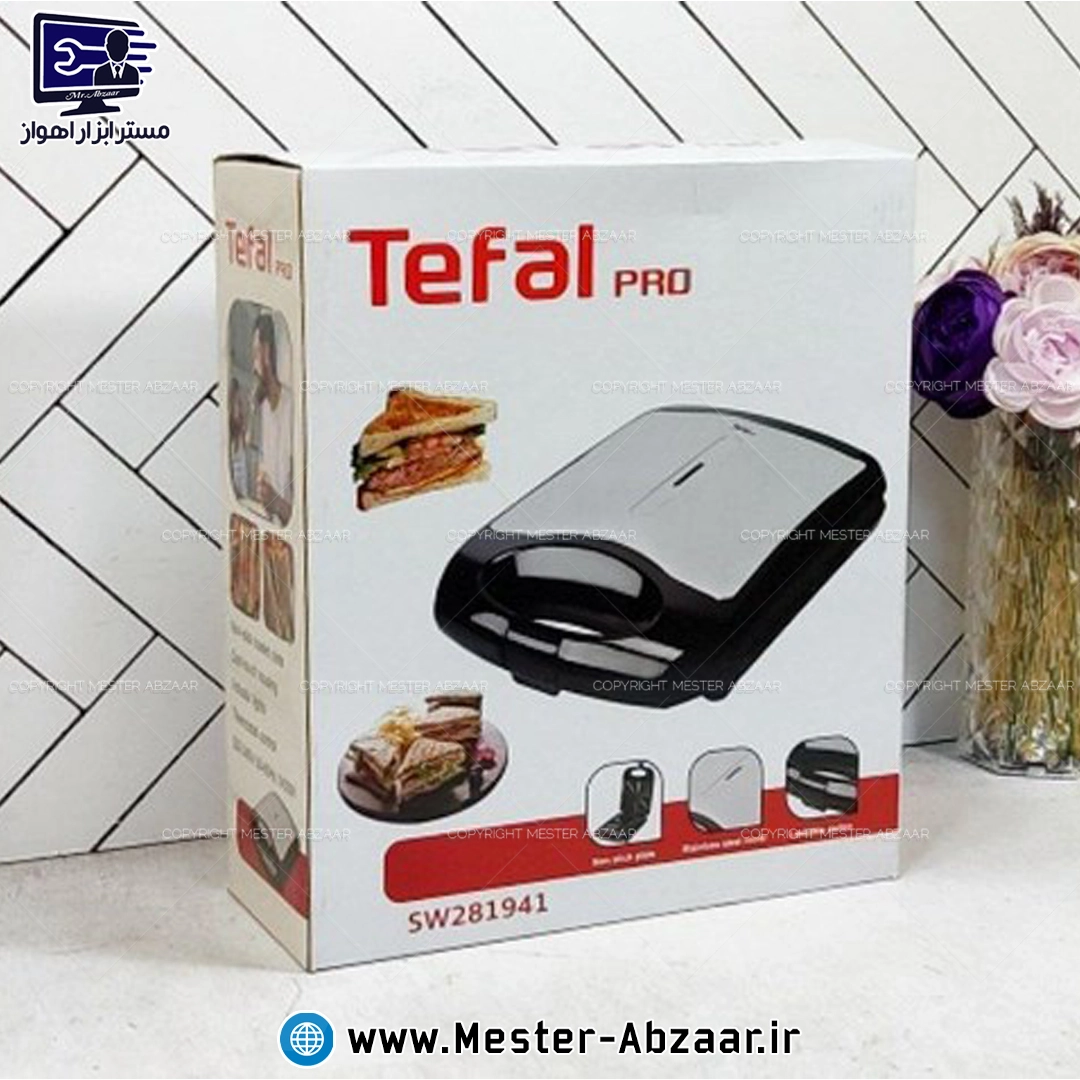 اسنک و ساندویچ ساز 1400 وات تفال پرو مارک TEFAL pro مدل SW281941