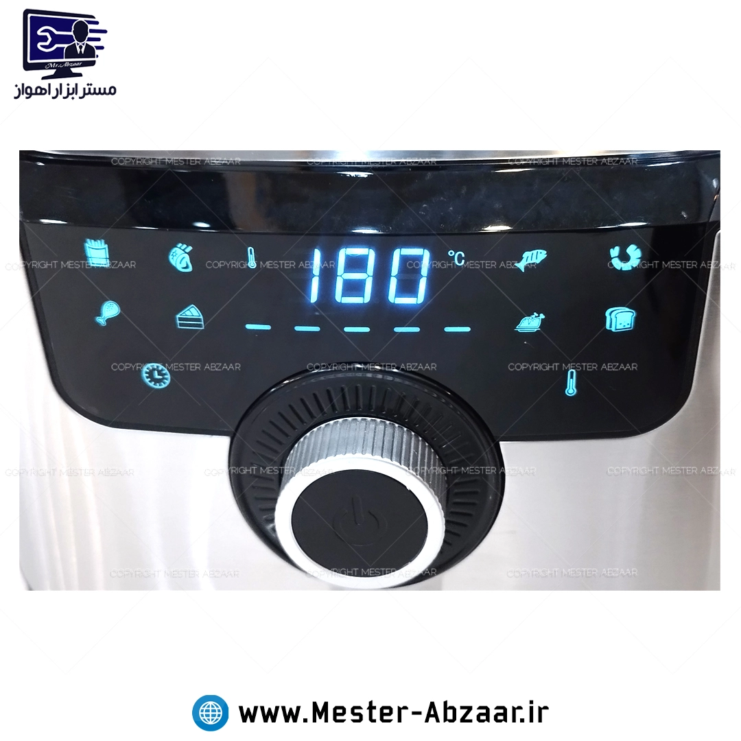سرخ کن هواپز 6 لیتری لمسی بدون روغن 2200 وات دیجیتالی برایتون هوم با تاییدیه نوا مدل Brighton Home BR-102