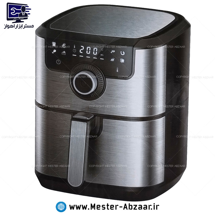 سرخ کن هواپز 6 لیتری لمسی بدون روغن 2200 وات دیجیتالی برایتون هوم با تاییدیه نوا مدل Brighton Home BR-102