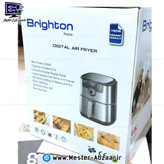 سرخ کن هواپز 6 لیتری لمسی بدون روغن 2200 وات دیجیتالی برایتون هوم با تاییدیه نوا مدل Brighton Home BR-102