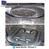 سرخ کن هواپز 6 لیتری لمسی دو المنت بدون روغن 2200 وات دیجیتالی کورس سرخکن اصلی مدل COURS CAF 1611 دو ایکس لارج