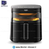 سرخ کن هواپز 6 لیتری لمسی دو المنت بدون روغن 2200 وات دیجیتالی کورس سرخکن اصلی مدل COURS CAF 1611 دو ایکس لارج