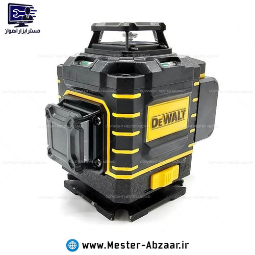 تراز لیزری 16 خط سبز شارژی چهار بعدی دیوالت دو باتری لمسی ریموتی با کیف و پایه مدل DEWALT 16LINE