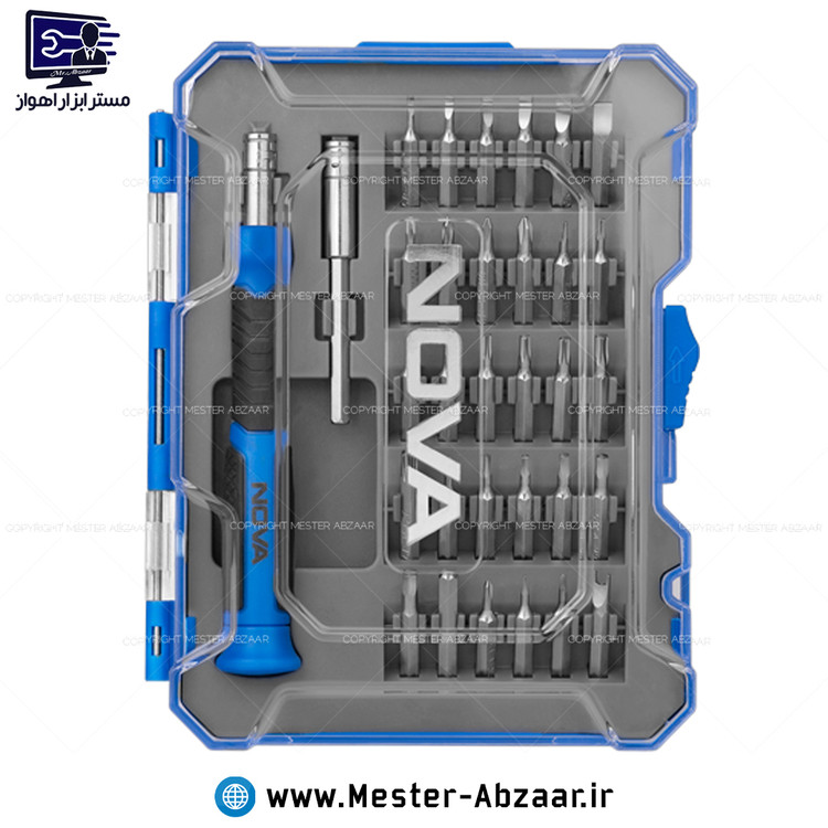 ست پیچ گوشتی موبایلی 32 عددی نووا مدل 1328 NOVA نوا