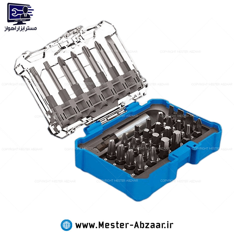 ست بیت سر دریلی 32 پارچه نوا پیچ گوشتی دریل برقی و شارژی مدل NOVA 1336 نووا