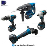 کیت شارژی 21 ولت طرح ماکیتا برند ادون مدل EDON OAF21-AD/AG مینی فرز دریل بکس تخریب سه کاره شارژی