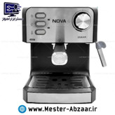 اسپرسو و قهوه ساز 2000 وات نوا پمپ 25 بار اسپرسوساز نووا با هواگیری رایگان مدل NOVA NCM-167