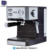 اسپرسو و قهوه ساز 1500 وات اتوماتیک نوا پمپ 25 بار اسپرسوساز نووا با هواگیری رایگان مدل NOVA NCM-169 مشکی