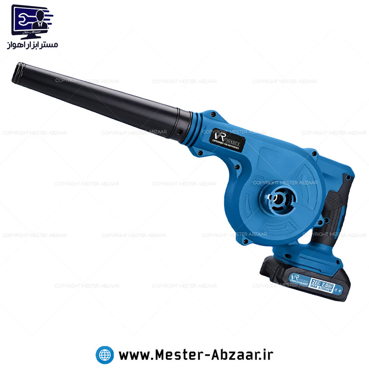 بلوور شارژی 21 ولت 2 آمپر ویوارکس دو باتری با یکسال گارانتی دمنده مکنده بلور مدل VIVAREX VR2109-CB