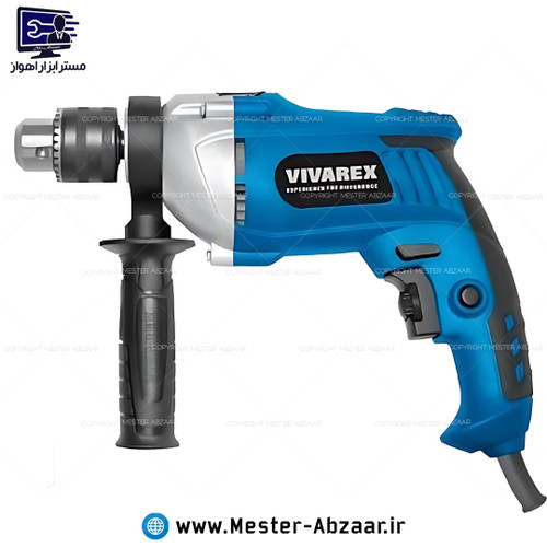 دریل 13 چکشی 810 وات ویوارکس جدید کلید گازی نیم تنه دیمردار با گارانتی یکسال کد 8113 مدل VIVAREX VR8113-ID