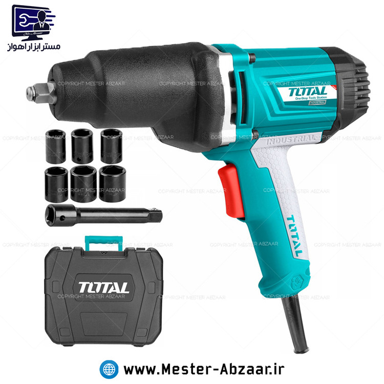 بکس برقی حرفه ای 1/2 اینچ 1050 وات توتال با کیف مدل TOTAL TIW10101