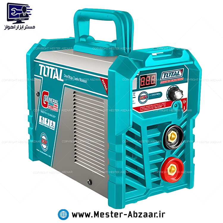 اینورتر جوشکاری 180 آمپر حرفه ای برند توتال انتخابی با عینک اتومات موتور جوش مدل TOTAL TW218028 دستگاه جوش موتورجوش