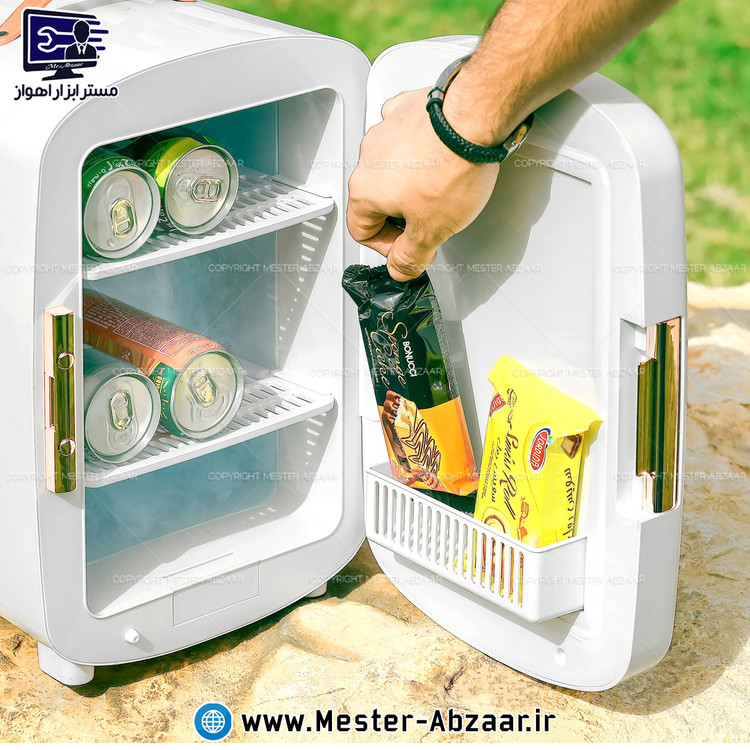 یخچال مسافرتی دو کاره فندکی و برقی خودرو 10 لیتری جیپاس مدل GEEPAS GRF63052