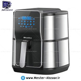 سرخ کن هواپز 12 لیتری جدید لمسی بدون روغن 1800 وات دیجیتالی سرخکن همیلتون بزرگ مدل HAMILTON AH-6830 همیلتن