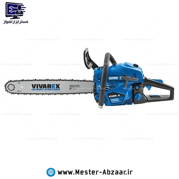 اره بنزینی 50 سانتی ویوارکس زنجیری با گارانتی مدل VIVAREX VR5824-GCS