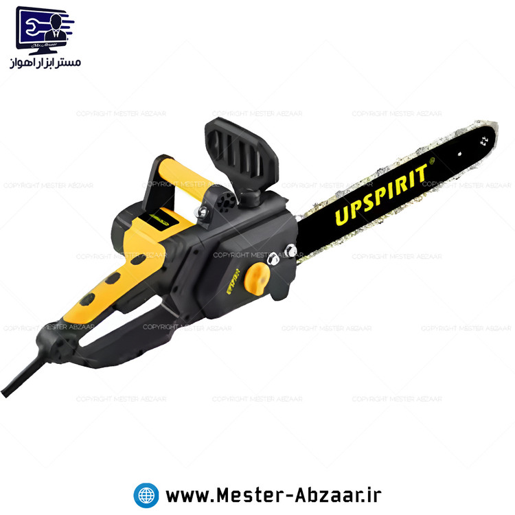 اره برقی زنجیری ۴۰ سانت 1800 وات آپ اسپریت جدید درخت بری پر قدرت مدل UPSPIRIT HK-CS1-405