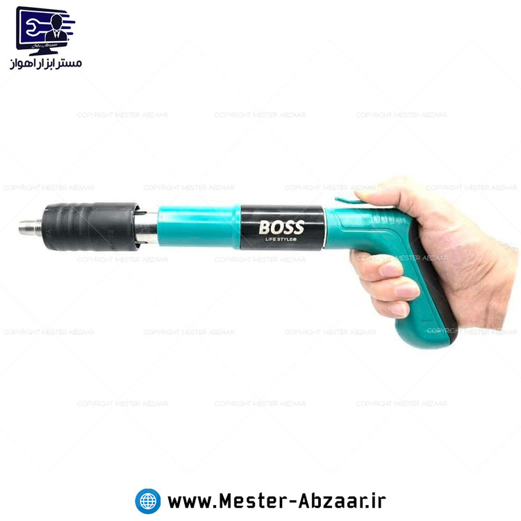 میخکوب چاشنی جدید باروتی باس دستی تفنگی با کیف و لوازم مدل BOSS LIFE STYLE BS123CL345-1