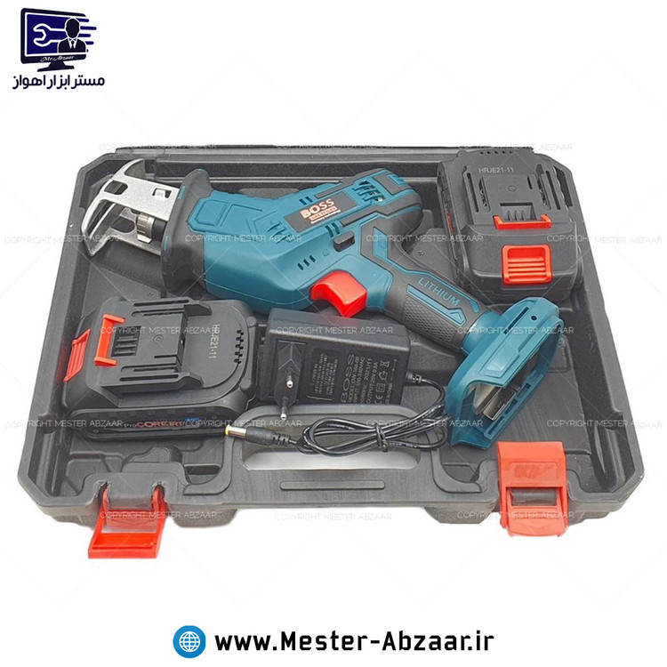 اره افقی بر شارژی 36 ولت دو باتری با کیف برند باس مدل BOSS