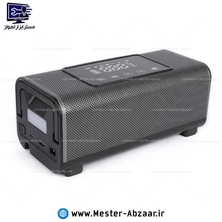 پمپ باد شارژی دو سیلندر دو کاره پاور بانک مناسب خودرو و موتور 10400 میلی آمپر مدل کارسان CARSUN T2500-2 ماشین سفر