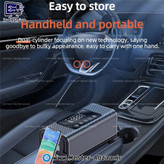 پمپ باد شارژی دو سیلندر دو کاره پاور بانک مناسب خودرو و موتور 10400 میلی آمپر مدل کارسان CARSUN T2500-2 ماشین سفر