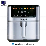 سرخ کن هواپز 12 لیتری لمسی دو ۲ المنت بدون روغن 3000 وات دیجیتالی فیلیپس با سبد جدا شونده مدل PHILIPS 3000Wسرخکن