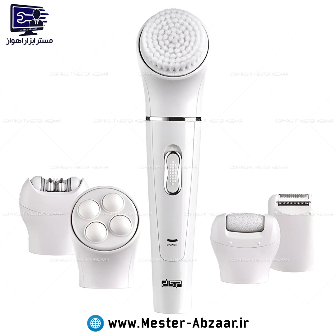 اپیلاتور شیور ماساژور فیس واش موکن برند دی اس پی مدل DSP 70153