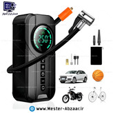 پمپ باد و جامپ استارتر چندکاره خودرو اتوماتیک با قطع کن دیجیتال های مک برند Himk مدل MK-326