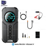 پمپ باد و جامپ استارتر چندکاره خودرو اتوماتیک با قطع کن دیجیتال های مک برند Himk مدل MK-326