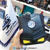 پمپ باد فندکی تک سیلندر خودرو کمپرسور هوا مسافرتی ماشین چراغ دار مدل HQ-X7