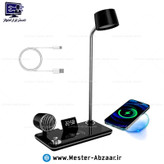 شارژر وایرلس اسپیکر دار و چراغ مطالعه مدل bt speaker 4 in 1 چهار کاره شارژر بی سیم چراغ خواب لمسی اسپیکر بلوتوثی