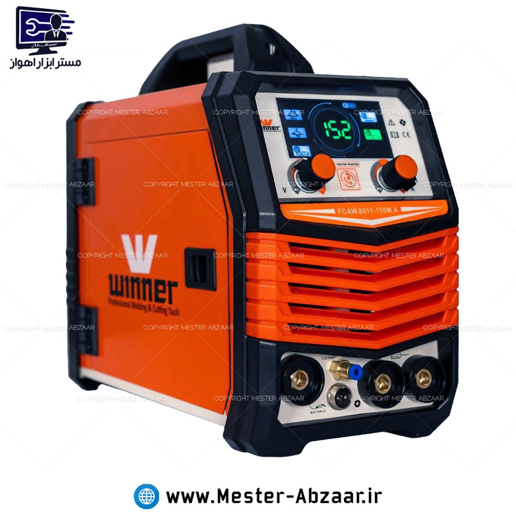 اینورتر جوشکاری چند کاره میگ 150 وینر جدید نمایشگر دیجیتال گارانتی دو سال مدل winner 8011-150M.A دستگاه جوش CO2 بدون گاز و کپسولی موتورجوش mig mma