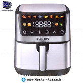 سرخ کن هواپز 13 لیتری لمسی دو ۲ المنت بدون روغن 2800 وات دیجیتالی فیلیپس بزرگ سرخکن همراه سبد جدا شونده صفحه رنگی مدل PHILIPS 8085/2025