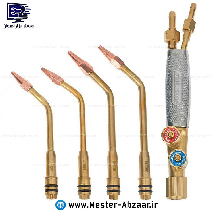 سر پیک 5 عددی جوشکاری و هوا جوش طرح گلور برند وینر مدل W-037JO سرپیک