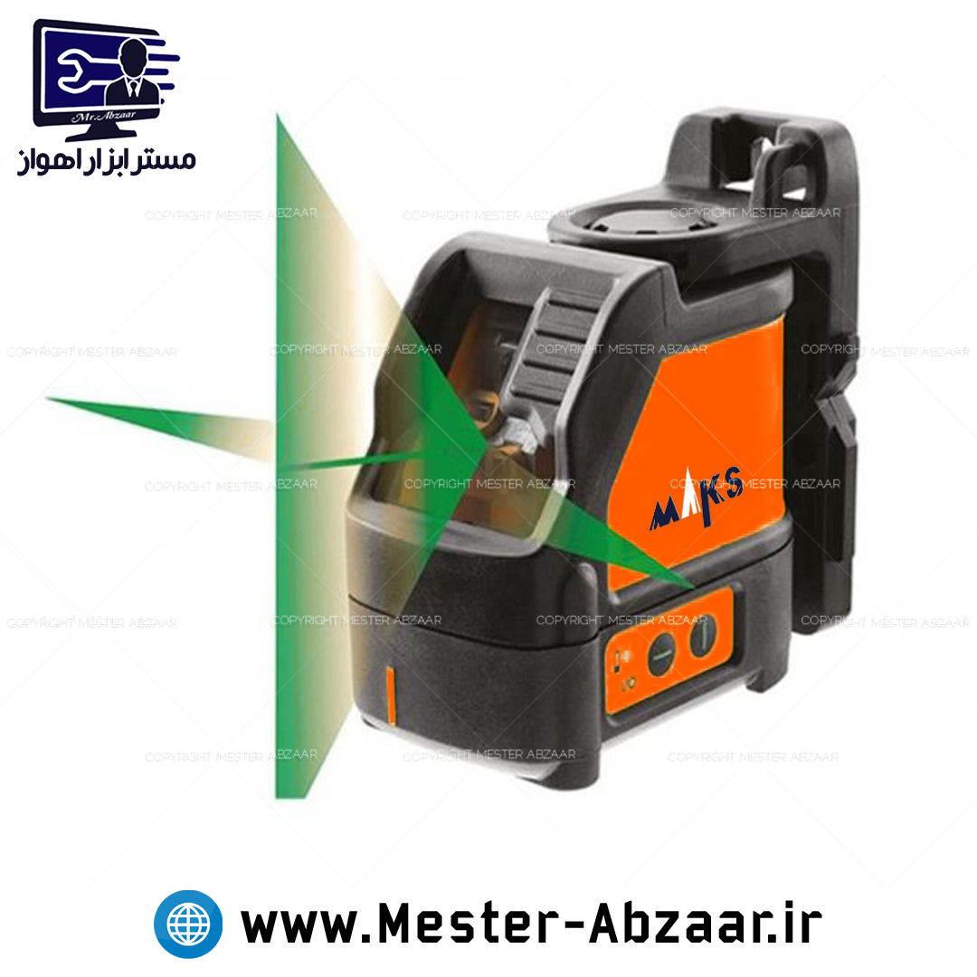تراز لیزری دو خط سبز با گارانتی مکس طرح دیوالت با کیف مدل MAKS TLM