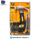 ست ابزار 4 چهار تکه چکش و پیچ گوشتی و کاتر برند YUOMEI