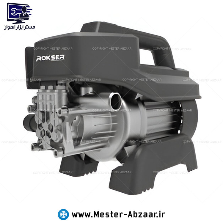 کارواش دینامی 100 بار راکسر 1400 وات دینامی با گارانتی با لوازم برند ROKSER 8100