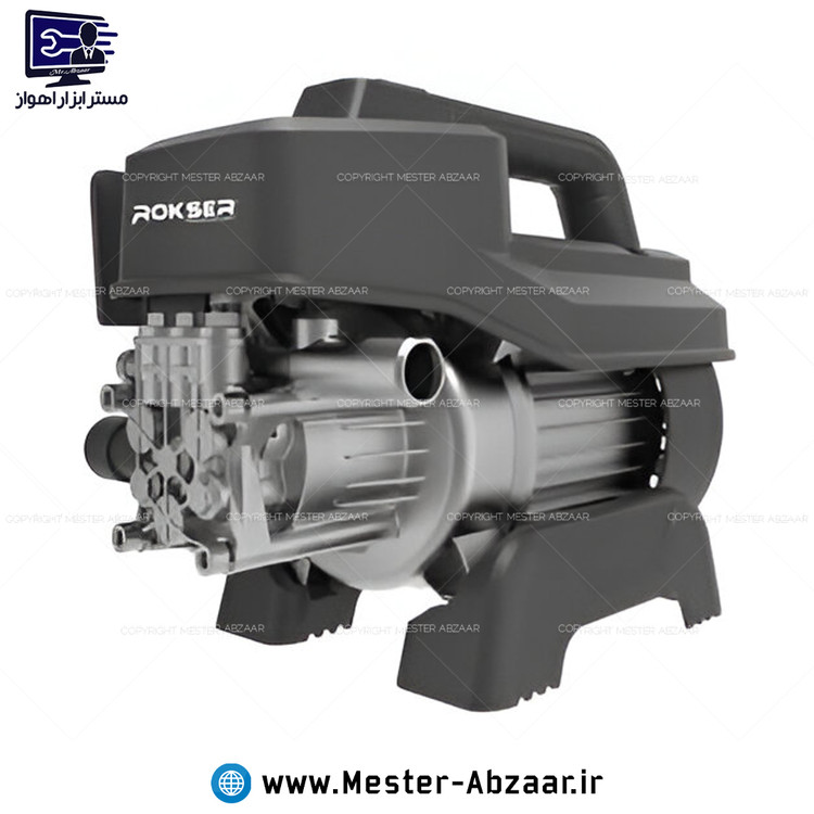 کارواش دینامی 100 بار راکسر 1400 وات دینامی با گارانتی با لوازم برند ROKSER 8100
