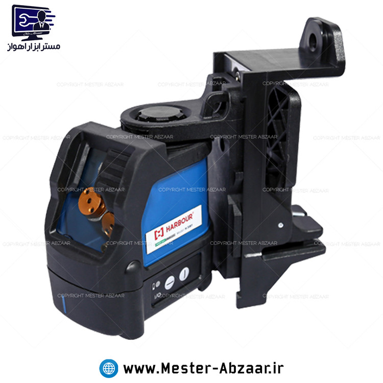 تراز لیزری دو خط سبز هاربر با کیف و پایه برند هاربور مدل H3001 HARBOUR