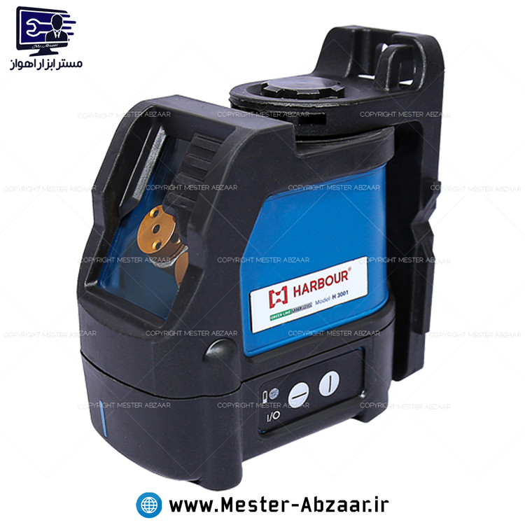 تراز لیزری دو خط سبز هاربر با کیف و پایه برند هاربور مدل H3001 HARBOUR