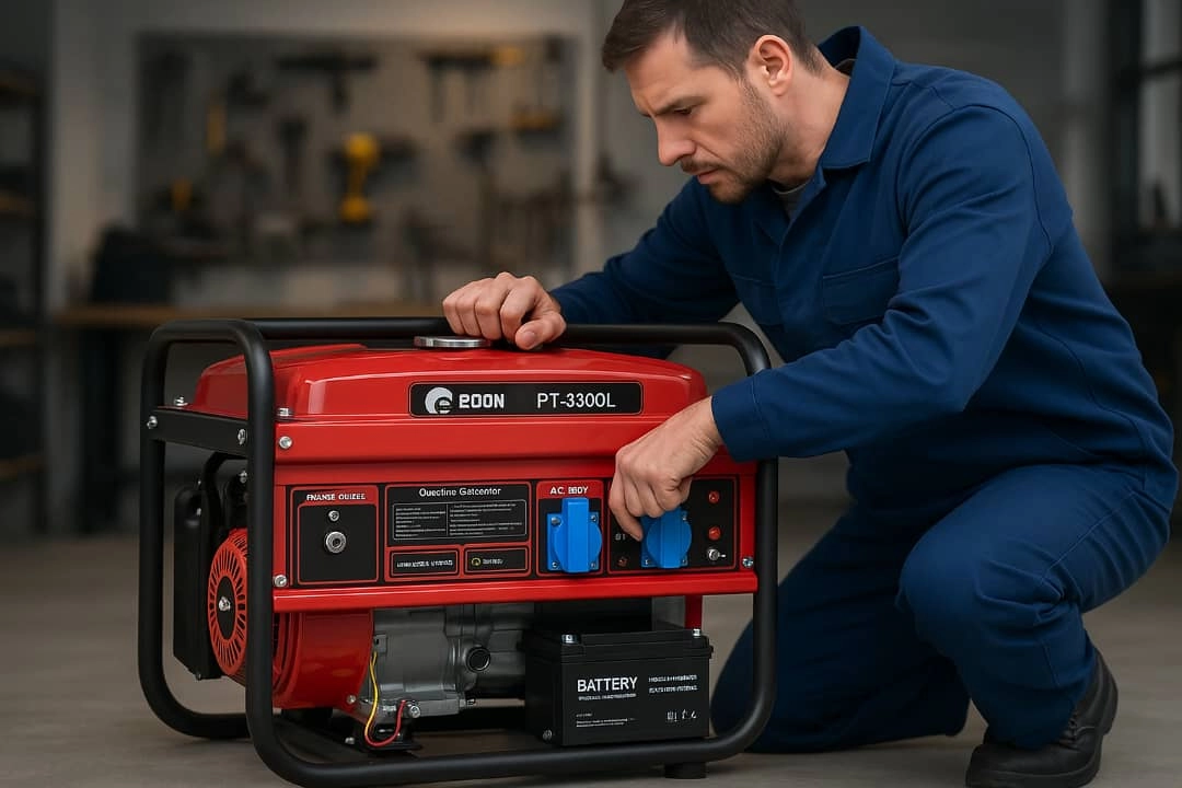 موتور برق ژنراتور 3000 وات ادون بنزینی مولد سیار مدل EDON PT-3300L