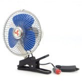 پنکه 8 اینچ فن خودرو فندکی 12 ولت توری فلزی مارس مدل مینی OSCILLATING FAN 8IN