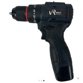 دریل پیچ گوشتی چکشی سه نظام فلزی شارژی 16.8 ولت 2 باتری براشلس ویوارکس یک سال گارانتی با کیف و لوازم مدل VR1682V-BL VIVAREX