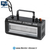 فلاشر رقص نور 60 وات سنسور حساس به صدا 3 رنگ مدل LED BODYGUARD STROBE 60W