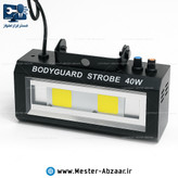 فلاشر رقص نور سفید 40 وات سنسور حساس به صدا مدل WHITE LED BODYGUARD STROBE 40W