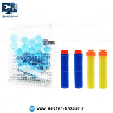 تفنگ شارژی کلت تیر ژله ای و فومی طرح پینت بال مدل NIGHT HAWK 888-26S