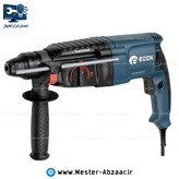 دریل تخریب بتن کن سه کاره ادون سه کیلویی آبی با کیف و رابط مدل EDON GBH-26