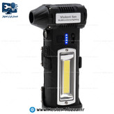 جت فن دمنده شارژی چند کاره حرفه ای قوی مناسب برای مسافرت کمپ زغال آتش اسپورت مدل SUPER STRONG WIND F020