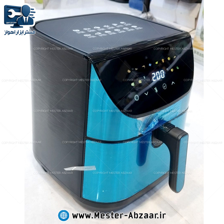 سرخ کن هواپز 14 لیتری لمسی دو ۲ المنت بدون روغن 2800 وات صفحه تخت فیلیپس مدل PHILIPS 9270 بزرگ سرخکن سبد جدا شونده صفحه رنگی